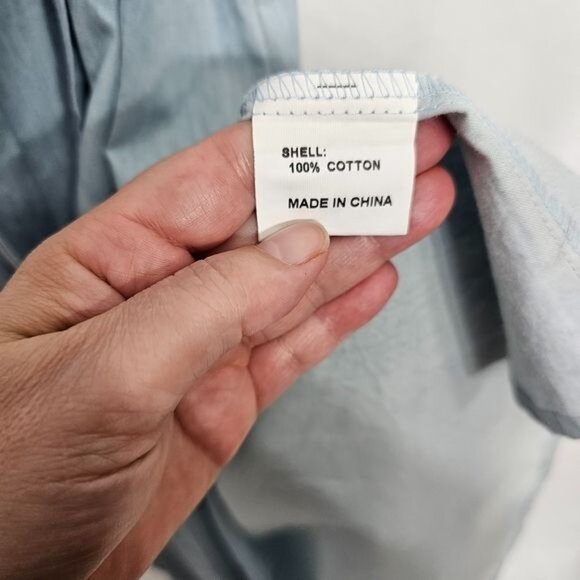 Lioness Blue Chambray Sleeveless Belted Pleated Maxi Dress Medium - Picture 4 of 10